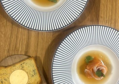 assiette entrée chateau de clermont